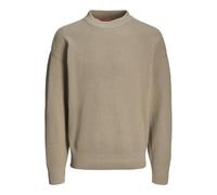 Jack&Jones Jcooutdoor Knit Mock Neck SN, Crockery, XS