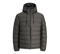 JACK & JONES Jcopoint Pu Puffer Jacket Bf, asfalto, S