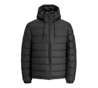 JACK & JONES Jcopoint Pu Puffer Jacket Bf, Nero, L