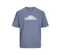 JACK&JONES JCOSPLASH Tee SS Crew Neck GC, Pietra focaia, XL