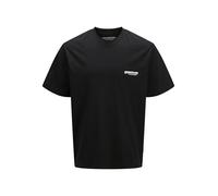 JACK & JONES Jcounion Back Print Tee SS Crew No Pls, Nero, 4XL