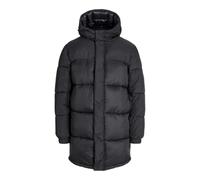 JACK & JONES Jcounion Long Puffer Jacket SN, Nero, x_l Uomo