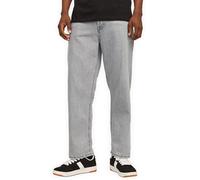 JACK & JONES Jeans da uomo Loose Fit - 100% cotone a vita alta, design a 5 tasche, button-fly, look stonewash - comodi jeans per il tempo libero e l'uso quotidiano, Grigio denim., 32W x 30L