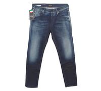 Jack & Jones jeans dritti Mike uomo cotone elasticizzato nero 30/32