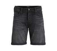 JACK & JONES Jeans Uomo Breve JJICHRIS JJWOOD Taggati 815-Relaxed Fit - Nero