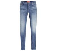JACK & JONES jeans uomo taglia W32 blu chiaro mod. glenn super stretch in denim