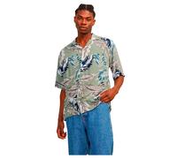 Jack & Jones Jeff Aop Resort Short Sleeve Shirt Verde XL Uomo