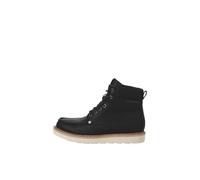 JACK & JONES Jfwarchway Pu Moc Boot, Stivaletti Stringati Uomo, Antracite, 44 EU
