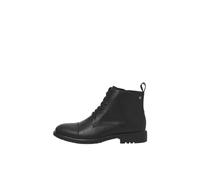 JACK & JONES Jfwbarbican Pu Boot, Stivaletti Stringati Uomo, Antracite, 45 EU
