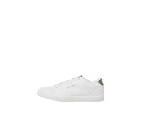 JACK&JONES JFWBOSS PU Sneaker Noos, Scarpe da Ginnastica Uomo, White/Detail:Medium Green, 41 EU