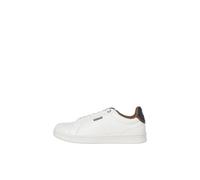 JACK & JONES, Jfwhastings Pu Sneaker Uomo, Bianco, 40 EU