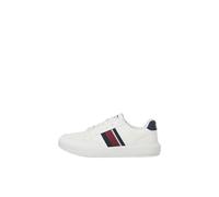 JACK & JONES, Jfwjohnson Pu Combo Sneaker Uomo, Bianco, 40 EU