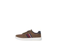 JACK & JONES, Jfwjohnson Pu Combo Sneaker Uomo, Cognac, 45 EU