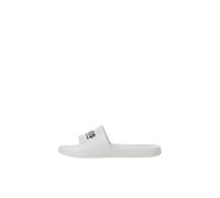 JACK & JONES Jfwollie Slider Ln, Infradito da bagno Uomo, Bianco nero, 44 EU