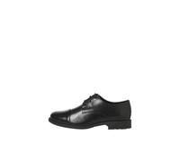 JACK & JONES Jfwoslo Leather Dress Shoe Ln, Abito in Pelle Uomo, Nero, 40 EU