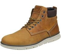 JACK & JONES Boots stringati 'Tubar' caramello / marrone scuro, Taglia 41