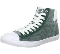 JACK & JONES JJ New York Basket Hi 12064486 - Sneaker da Uomo, Mehrfarbig Verde Scuro Multicolore, 45 EU