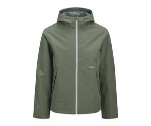 Jack & Jones Jjadam Light Jacket Felpa con cappuccio, da uomo, verde agave, L, Agave Green, L