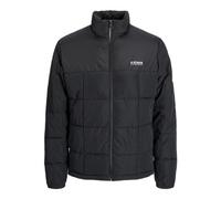 JACK & JONES Jjben Square - Giacca trapuntata da uomo, Nero, S