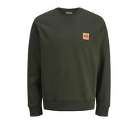 Jack&Jones felpa girocollo uomo verde scuro XXL