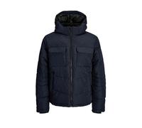 JACK & JONES Jjbuild Puffer Jacket Giacca Buffer, Navy Blazer/Dettaglio: Melange, XXL Uomo