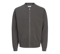 Jack & Jones Calvin Bomber Full Zip Sweater Grigio S Uomo