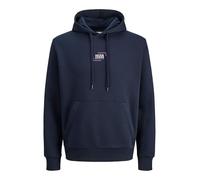 JACK & JONES Jjcorp Graphic Sweat Hood Noos, Blazer Blu Marine, M