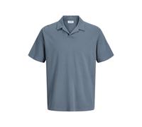 JACK & JONES Jjdevin Daytona Structure Resort Polo SS S, Miraggio Blu, M Uomo