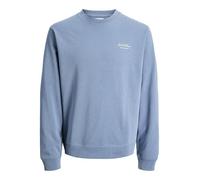 JACK & JONES Jjearchive Graphic Sweat Crew Neck Noos, Miraggio Blu, M