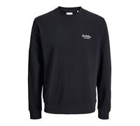 JACK & JONES Jjearchive Graphic Sweat Crew Neck Noos, Nero, XL