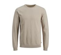 Jack & Jones Jjebasic Knit Crew Neck Noos, Raggio di Luna, S Uomo