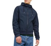 JACK & JONES Jjebasic Softshell Hood Noos Giacca, Blu Marine, S Uomo