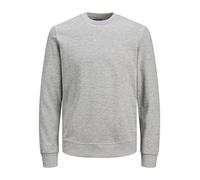 JACK & JONES Jjebasic Sweat Crew Neck Noos Felpa, Light Grigio, XXL Uomo