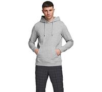 JACK & JONES JJEBASIC SWEAT HOOD NOOS, Felpa con cappuccio, Uomo, Light Grigio, XXL