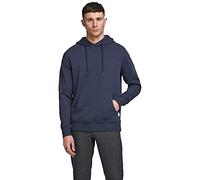 JACK & JONES JJEBASIC SWEAT HOOD NOOS, Felpa con cappuccio, Uomo, Navy Blazer, M