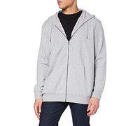 Felpa grande con cappuccio e zip Jack & Jones Basic Gris Gris 3XL