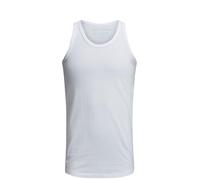 Jack&Jones JJEBASIC Tank Top Noos, Camicetta Uomini, White, XS