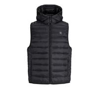 Jack & Jones - Jjebradley Light Bodywarmer Hood Nero - Abbigliamento M Nero