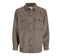 JACK & JONES Jjebradley Ollie Overshirt LS Noos Pls, Delicioso, 8XL Uomo