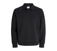 Jack & Jones Polo a maniche lunghe Bradley felpata Nero M