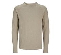 JACK & JONES Jjebreeze Knit Crew Neck SN Maglione Lavorato a Maglia, Crockery, L Uomo