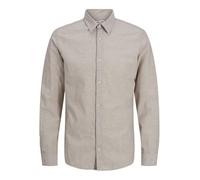 JACK & JONES Jjebreeze-Maglietta LS SN Camicia a Maniche Lunghe, Crockery, L Uomo