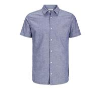 JACK & JONES Shirt Jjebreeze SS SN-Maglietta, Denim Sbiadito, XL Uomo