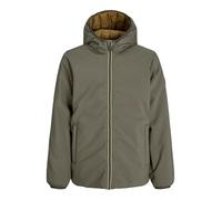 Jack & Jones - Jjebrook Reversible Jacket Sn Verde - Abbigliamento XL Verde