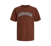 JACK & JONES Jjecaleb Varsity Tee SS O-Neck Noos Pls - Plus Size, Hennè Bruciato, 3XL