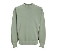 JACK & JONES Jjecharge Faded Sweat Crew Neck Noos Maglia di Tuta, Iceberg Green, XL Uomo
