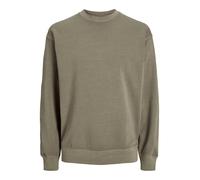 JACK & JONES Jjecharge Faded Sweat Crew Neck Noos Maglia di Tuta, Salvia Argento, M Uomo