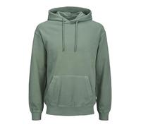 JACK & JONES Jjecharge Faded Sweat Hood Noos Felpa con Cappuccio, Iceberg Green, S Uomo