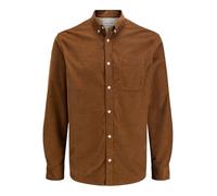 Jack & Jones Classic Cord Long Sleeve Shirt Marrone M Uomo