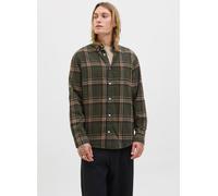 Jack & Jones - Jjeclassic Flannel Check Shirt Ls Sn Verde - Abbigliamento S Verde